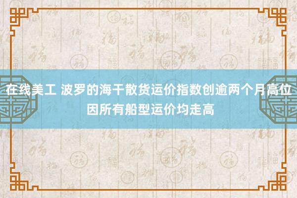 在线美工 波罗的海干散货运价指数创逾两个月高位 因所有船型运价均走高